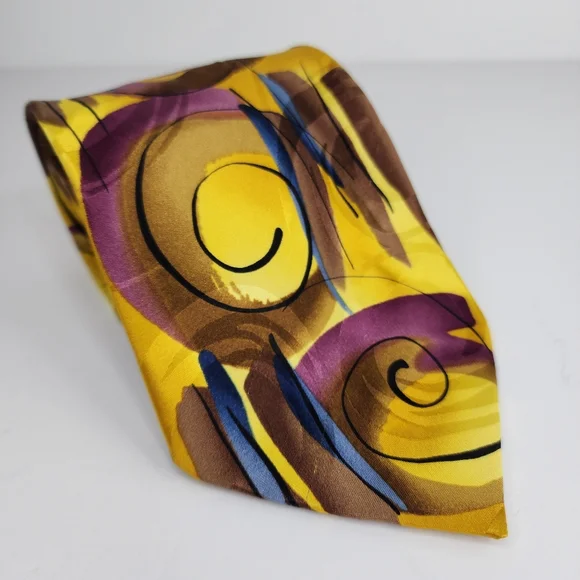 J. GARCIA South of the border Silk Tie. - Picture 1 of 5
